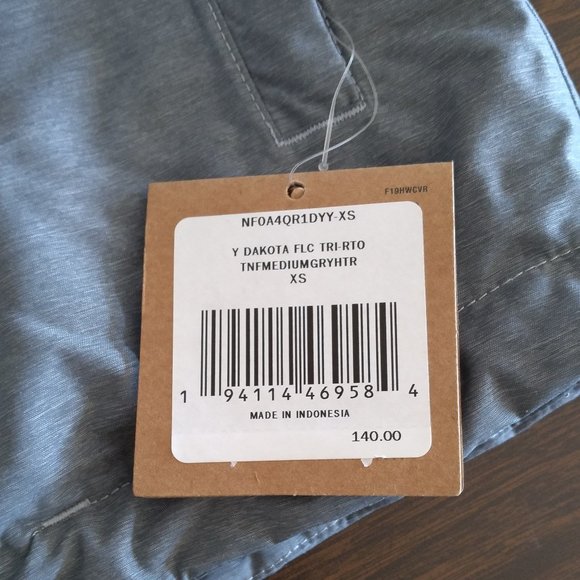 🆕 The North Face Boys Dakota Fleece Triclimate Midweight Jkt, TNF Medium G. Htr - Picture 7 of 10